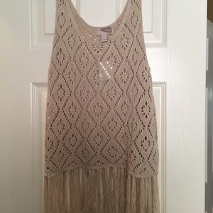 Light weight knit tank